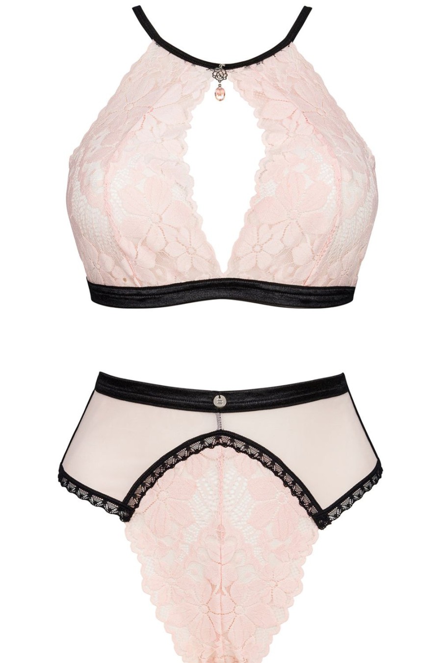 Lingerie Obsessive Lingerie Sets | Lilines Bra & Thong Pink