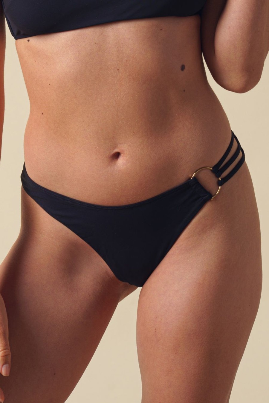 Swimwear Atelier Amour | L'Eau A La Bouche Bikini Bottom Black