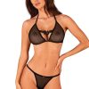 Lingerie Obsessive Lingerie Sets | Celia Noir Bra & Thong Black