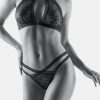 Lingerie Aubade 2 Piece Sets | Frisson Ephemere Bralette & Thong Black