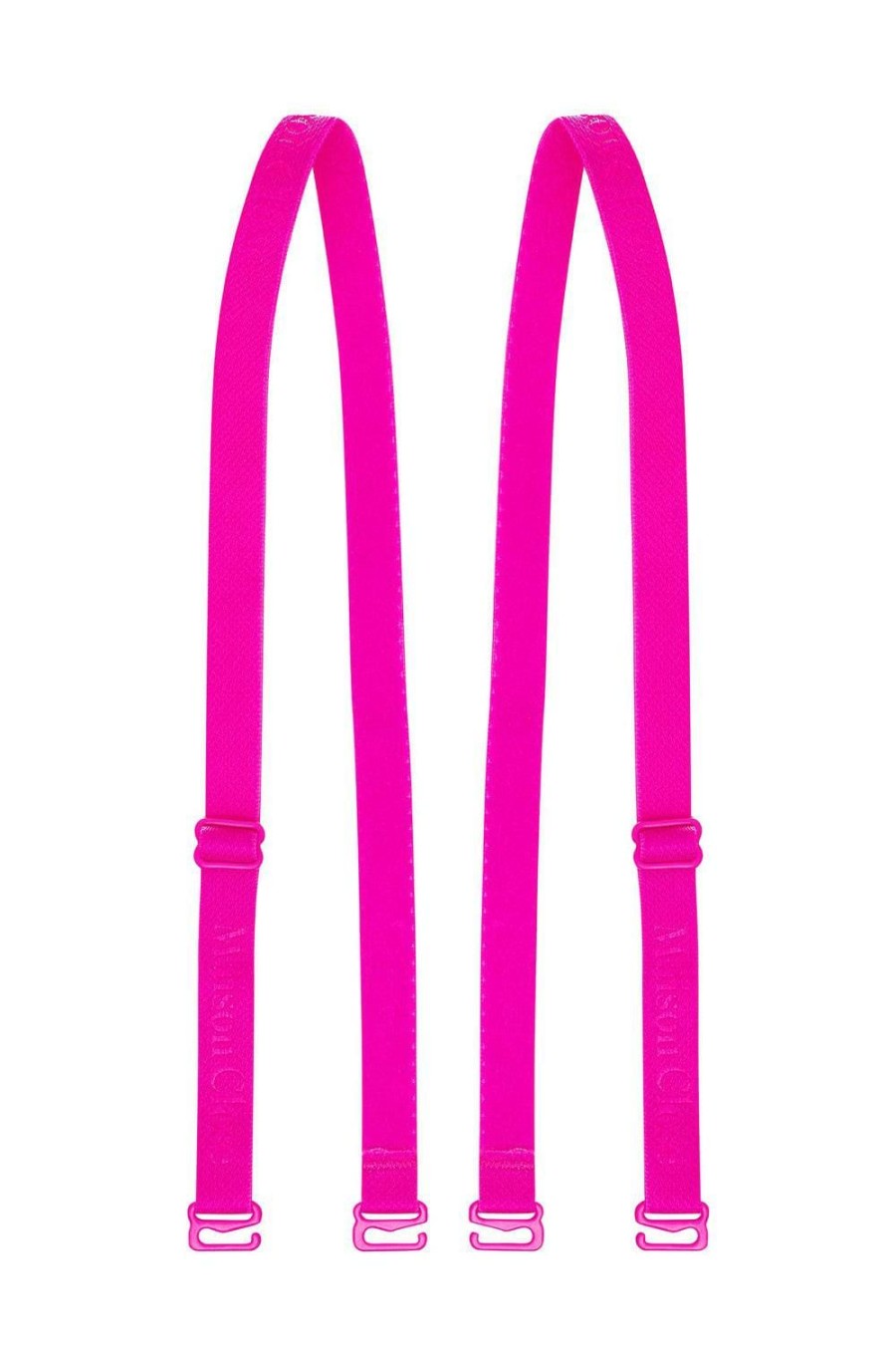 Accessories Maison Close Bodysuit Shoulder Straps | Signature Pink Shoulder Straps For Body Neon Pink