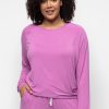 Nightwear Cyberjammies | Viola Slouch Jersey Pyjama Top Pink