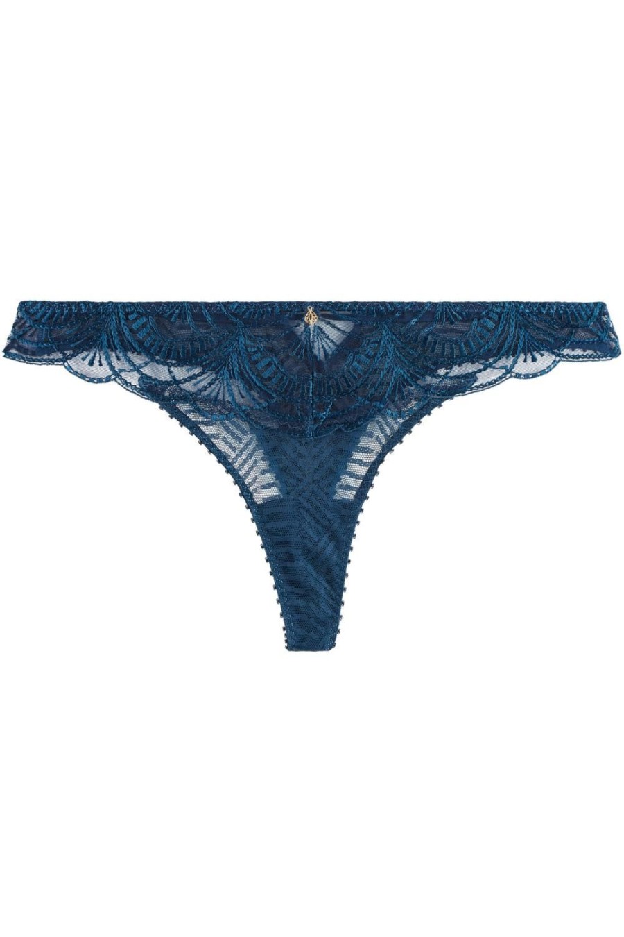 Lingerie Aubade Thongs | Ethnic Vibes Tanga Thong Dark Cyan