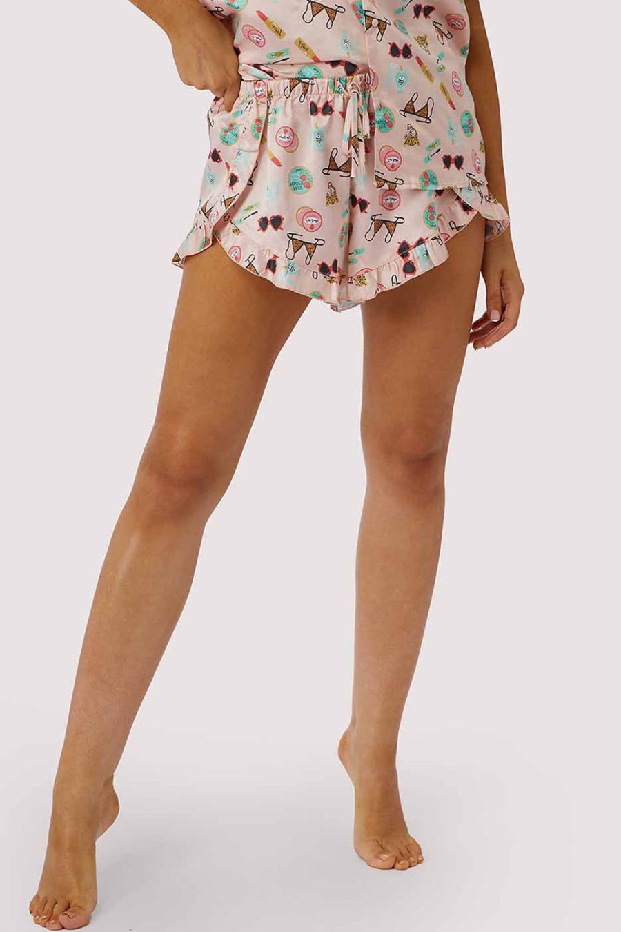 Nightwear Playful Promises | Bodil Jane Girls Best Friend Pyjama Shorts Multi