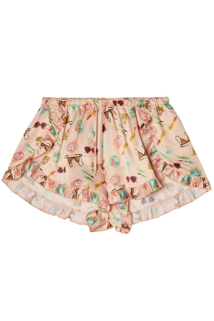 Nightwear Playful Promises | Bodil Jane Girls Best Friend Pyjama Shorts Multi