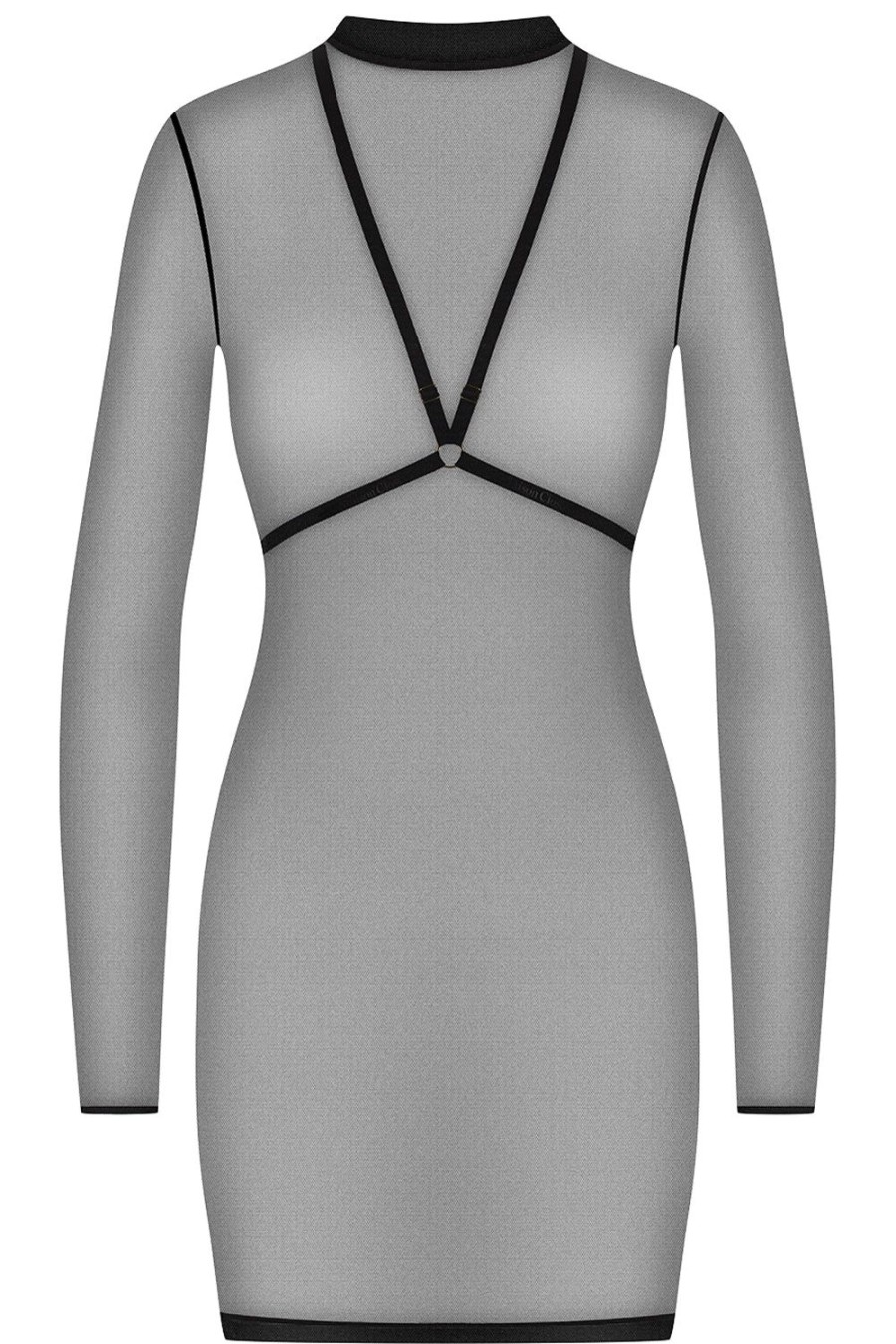 Lingerie Maison Close Dresses | Corps A Corps Dress With Harness Black