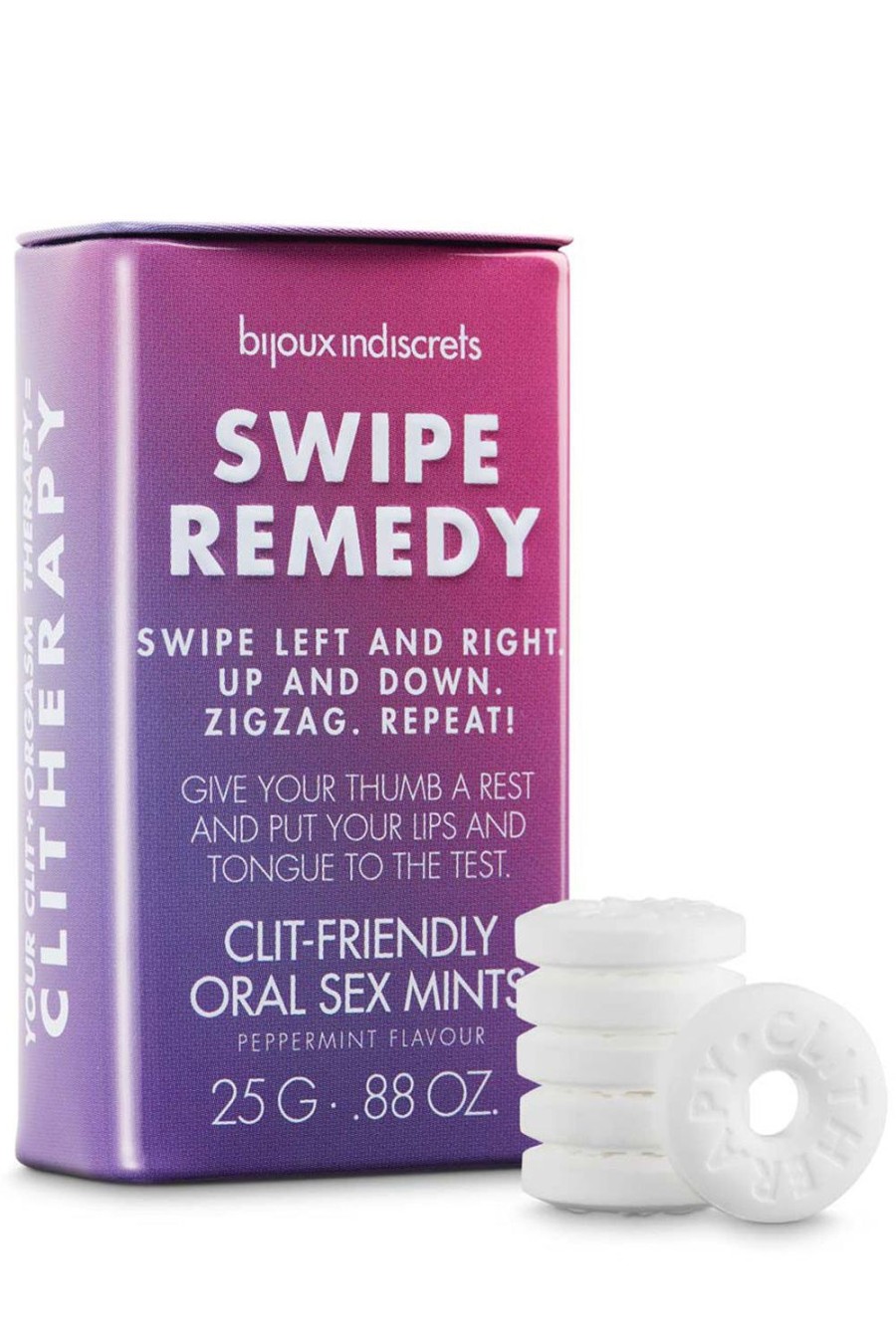 Pleasure Bijoux Indiscrets | Clitherapy Swipe Remedy Oral Sex Mints