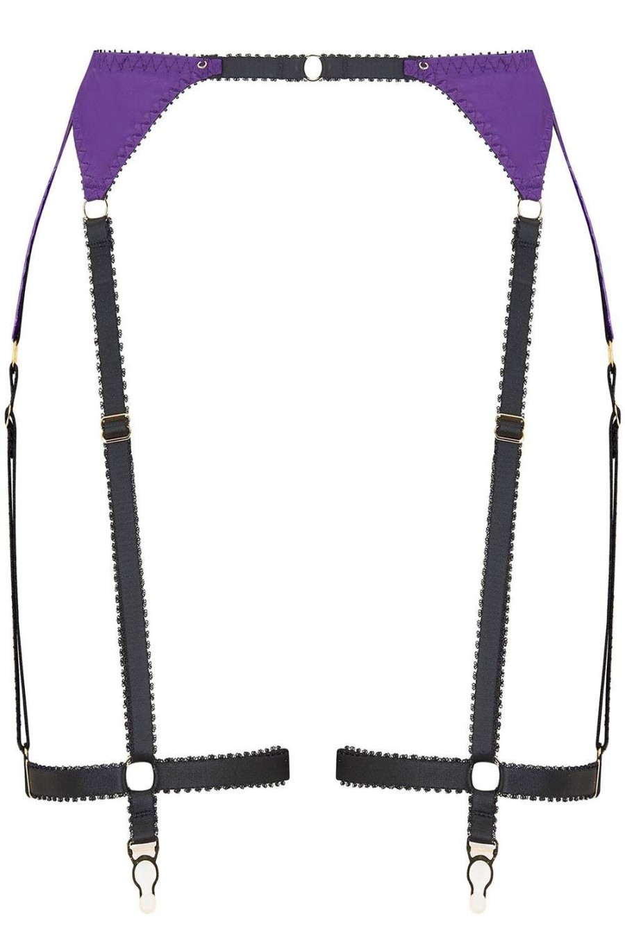 Lingerie Edge o' Beyond Harnesses | Natasha Harness Suspender Amethyst