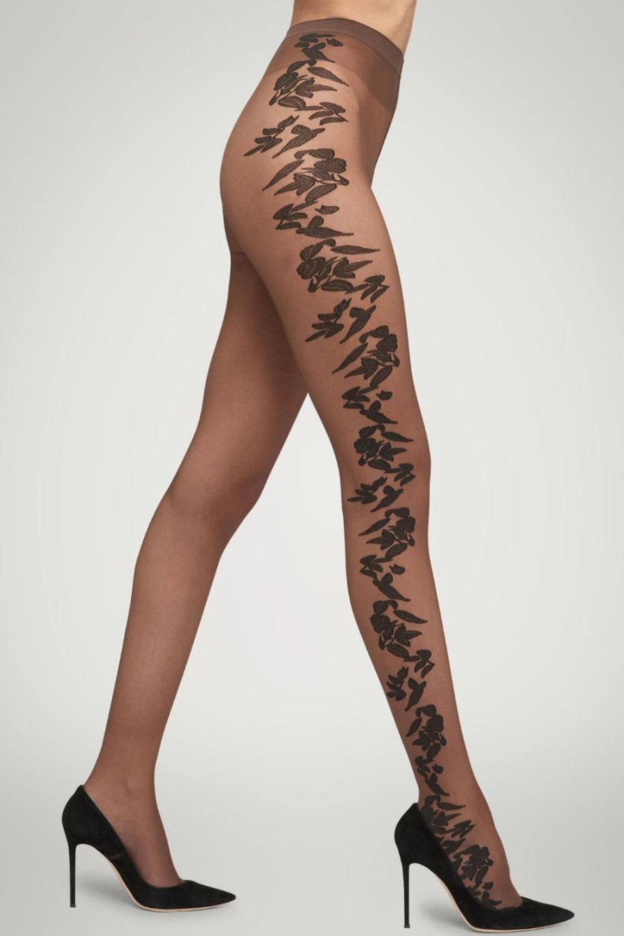 Hosiery Wolford Black Tights | Flower Tights