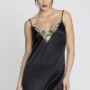 Lingerie Lise Charmel Babydolls | Deesse En Glam Sexy Nightie Black/Gold