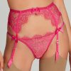 Lingerie Agent Provocateur Suspender Belts | Lorna Lace Suspender Fuchsia