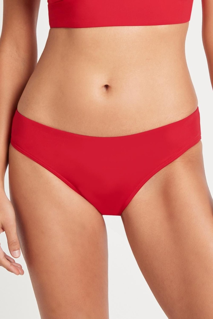 Swimwear Sea Level | Eco Essentials Bikini Bottom Red