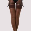 Hosiery Playful Promises Seamed Stockings | Back Seamed Stockings Dark Nude