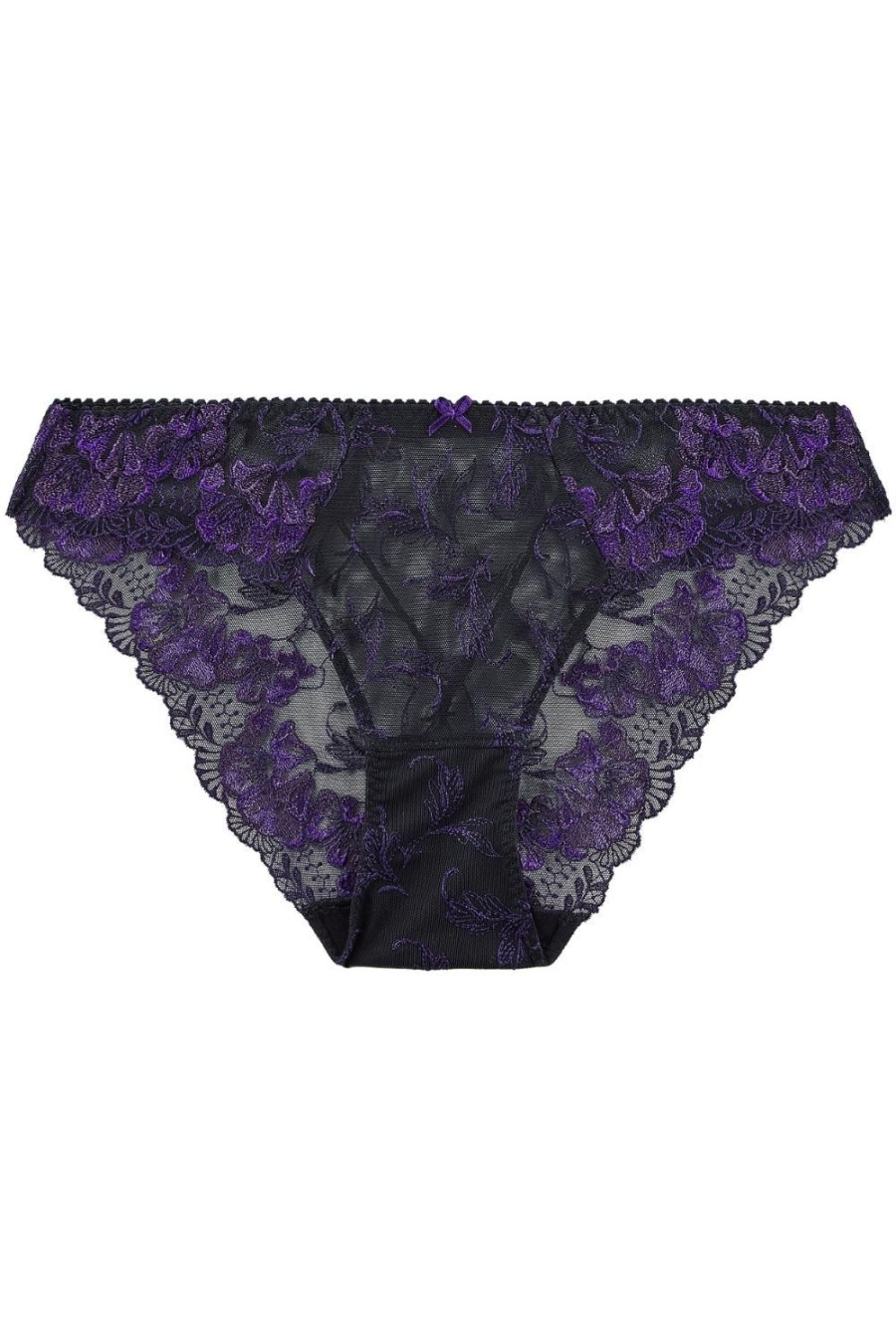 Knickers Aubade | A Fleur De Toi Italian Brief Dark Orchid