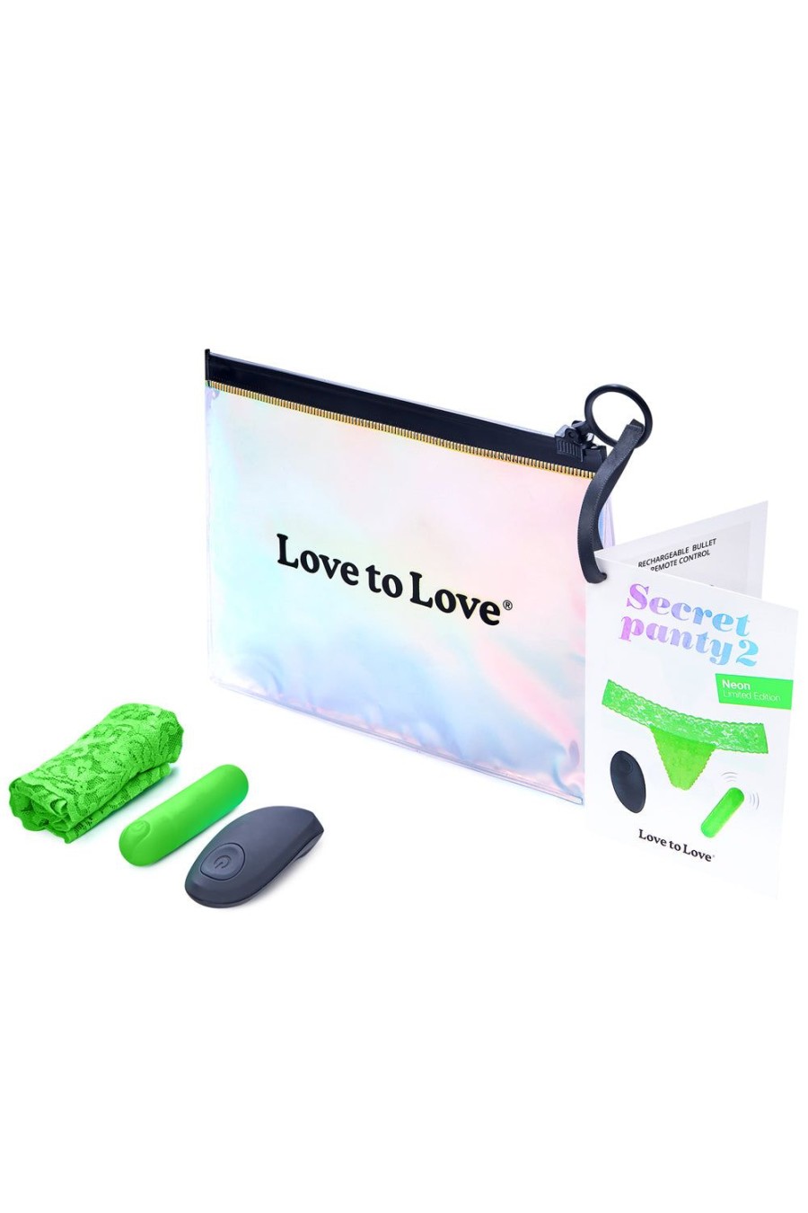 Pleasure Love to Love | Secret Panty 2 Neon Green