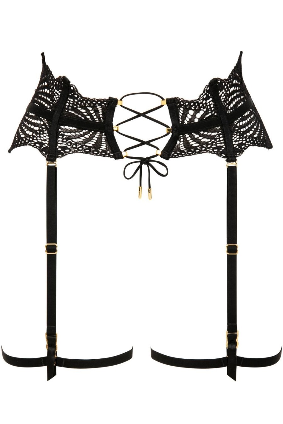 Lingerie Atelier Amour Suspender Belts | Enlace Moi Suspender Black