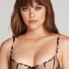 Bras Agent Provocateur | Ellise Underwired Demi Cup Bra Black/Pink