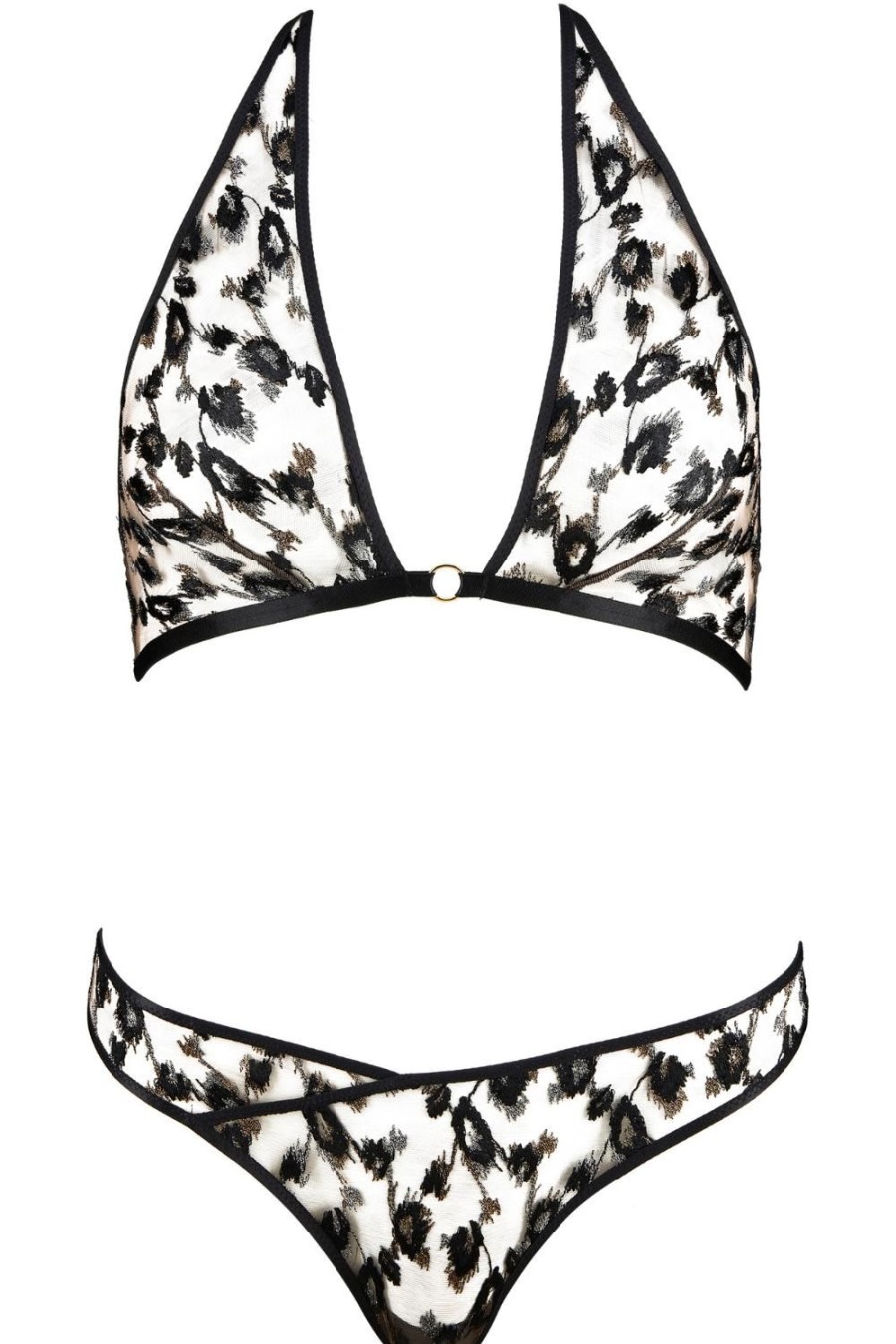 Bras Aubade | Absolutely Wild Bralet & Thong Metallic Fusion