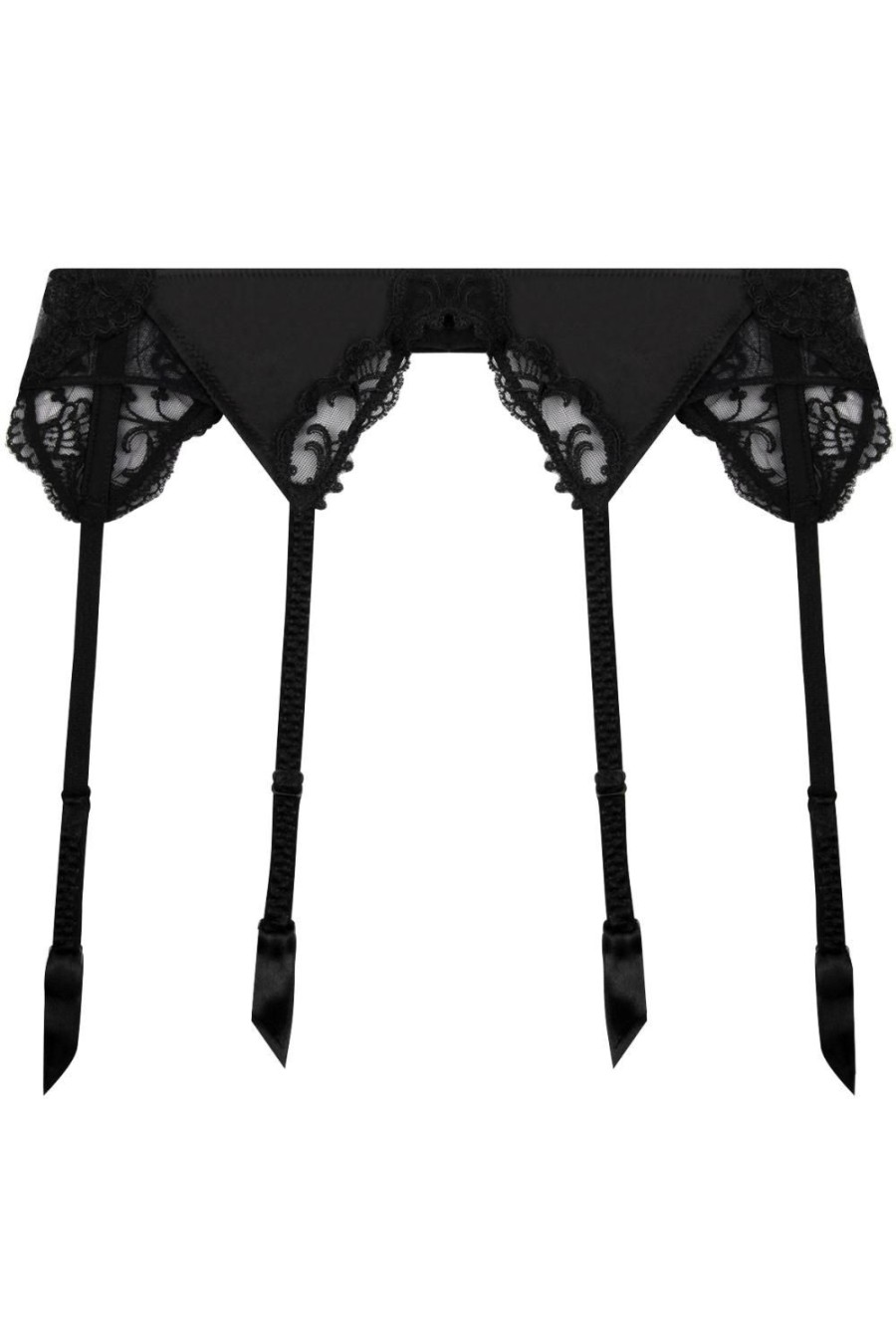 Lingerie Lise Charmel Suspender Belts | Splendeur Soie Suspender Belt Black