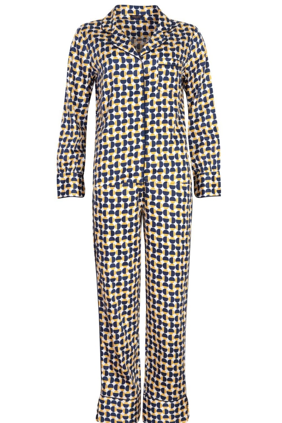 Nightwear Fable & Eve | Chelsea Geometric Print Pyjama Set Multi