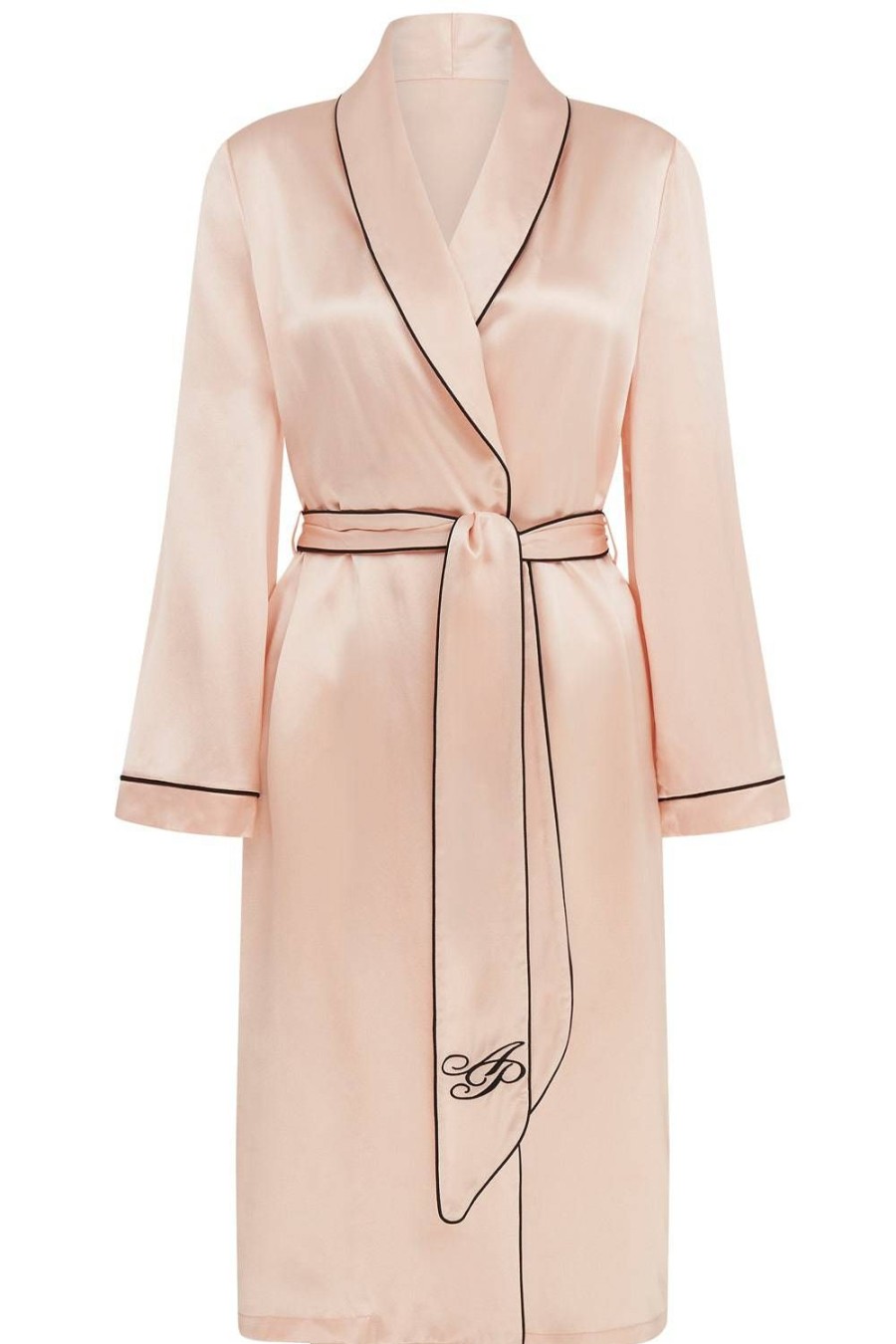 Nightwear Agent Provocateur | Classic Silk Dressing Gown Pink