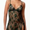 Nightwear Coco de Mer | Hera Slip Deep Green