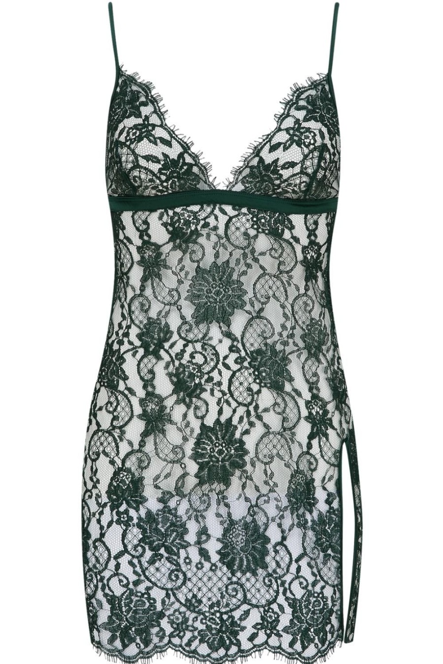 Nightwear Coco de Mer | Hera Slip Deep Green