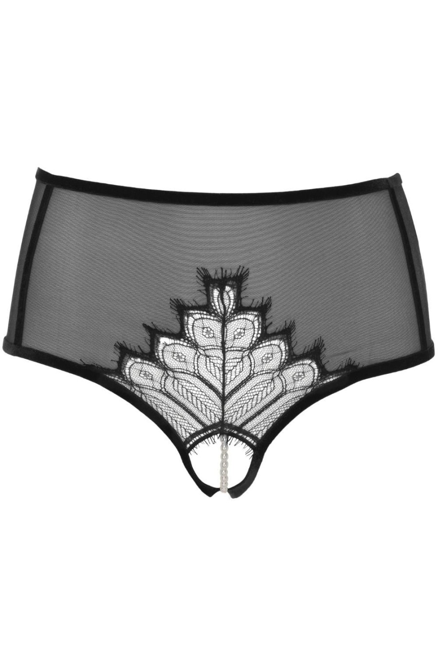 Lingerie Bracli Sheer Lingerie | Kyoto High Waist Brief Black