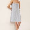 Lingerie Else Dresses | Hamptons Slip Dress Blue/White/Saffron