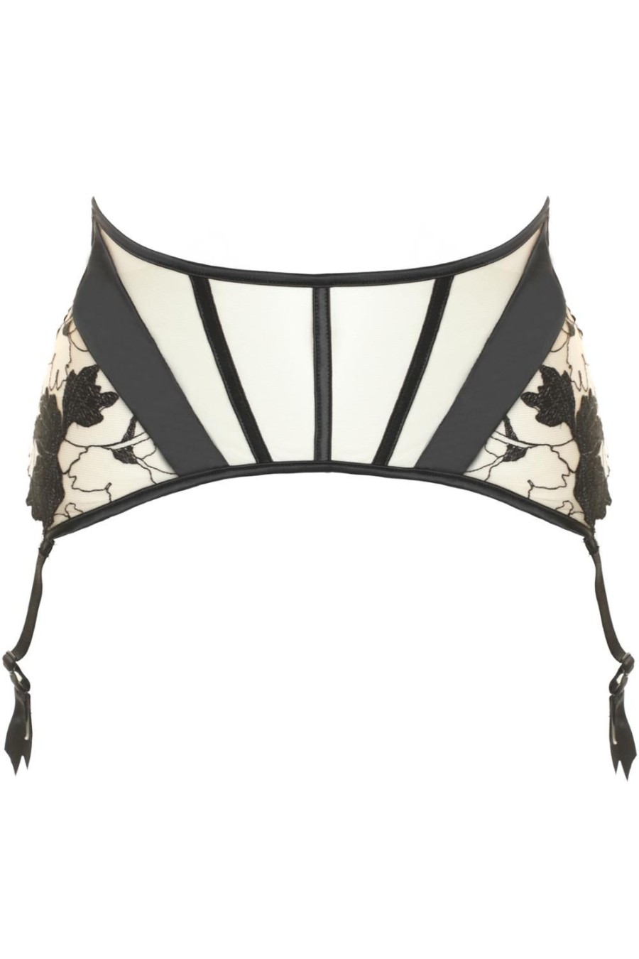 Lingerie Prelude Suspender Belts | La Dolce Vita Suspender Belt Black