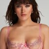 Bras Agent Provocateur | Lindie Demi Cup Plunge Underwired Bra Dusky Pink