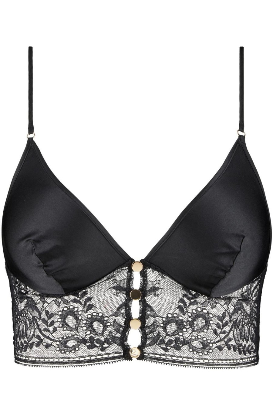 Nightwear Aubade | Midnight Whisper Triangle Bra Black