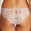 Lingerie Coco de Mer Briefs | Muse - Aurelia Open Knicker Blush