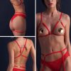 Lingerie Atelier Amour Harnesses | Insoutenable Legerete Rendez-Vous Kit Red