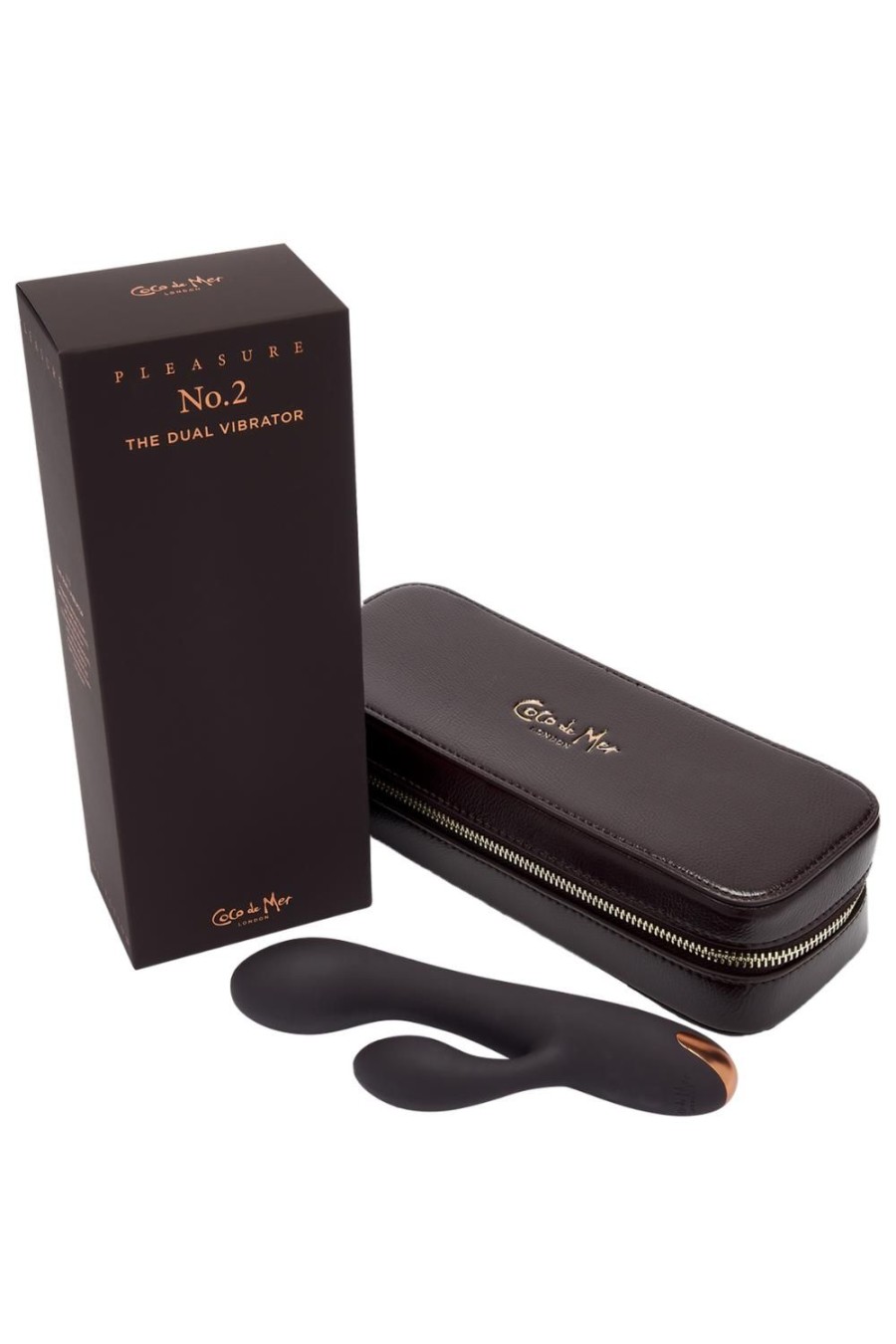 Pleasure Coco de Mer | Number 2 - The Dual Vibrator Brown