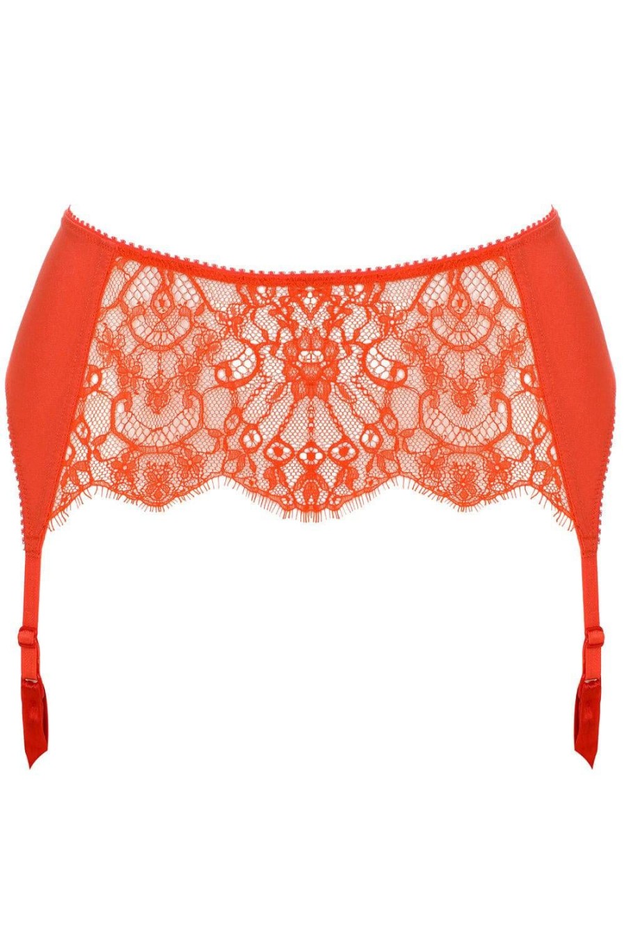 Lingerie Jolidon Suspender Belts | French Connection Suspender Belt Bright Red