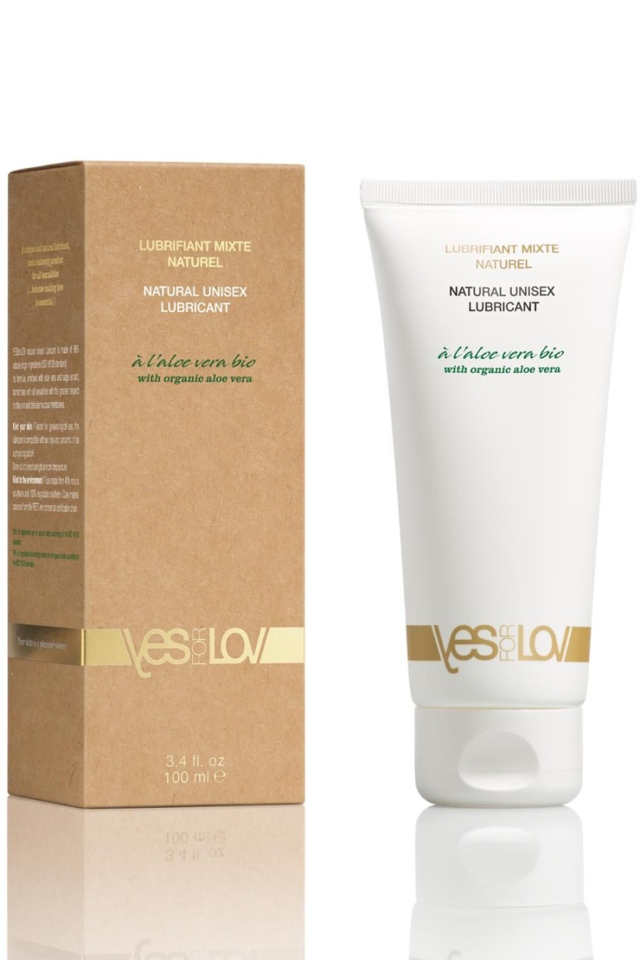 Pleasure YESforLOV | Natural Lubricant With Organic Aloe Vera 100Ml