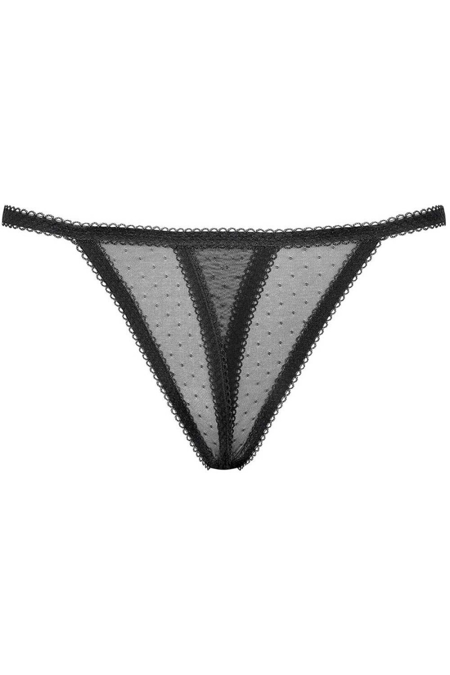 Knickers Maison Close | Inspiration Divine Openable Thong Black