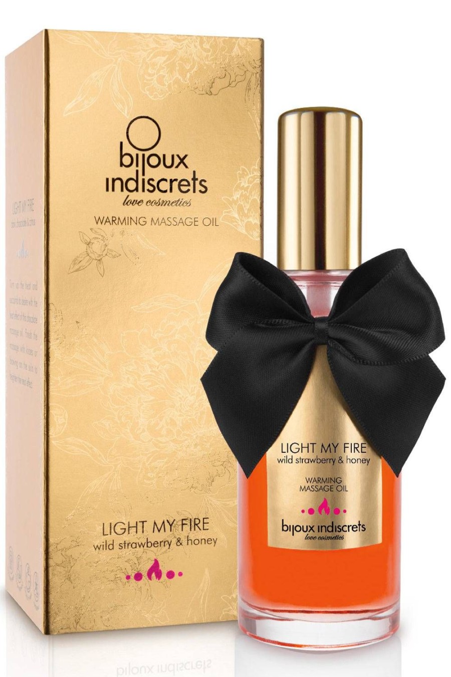 Pleasure Bijoux Indiscrets | Warming Strawberry Massage Oil