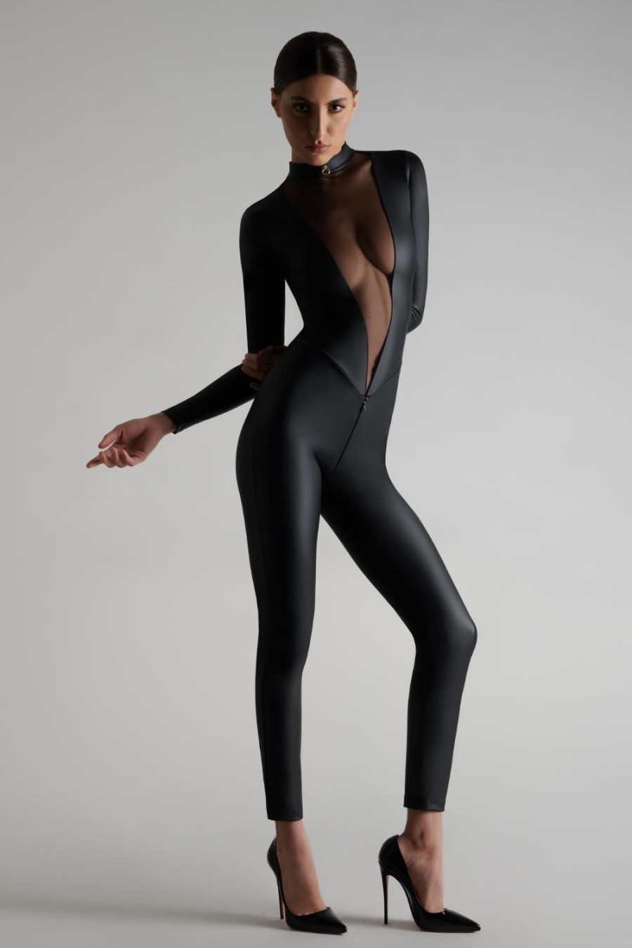 Lingerie Maison Close Catsuits | Chambre Noire Catsuit Black