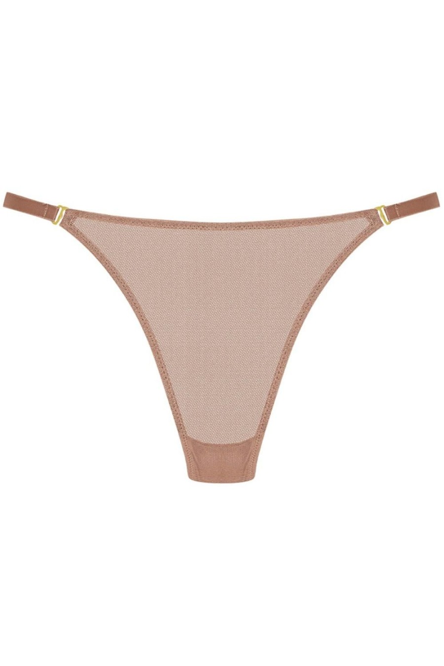 Knickers Maison Close | Corps A Corps Mini Thong Ginger Snap/Neon Pink