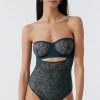 Bras Else | Acacia Underwired Bodysuit Cedar Green