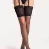 Hosiery Gabriella Sheer Stockings | Emotion Neva Stockings 15 Denier Black