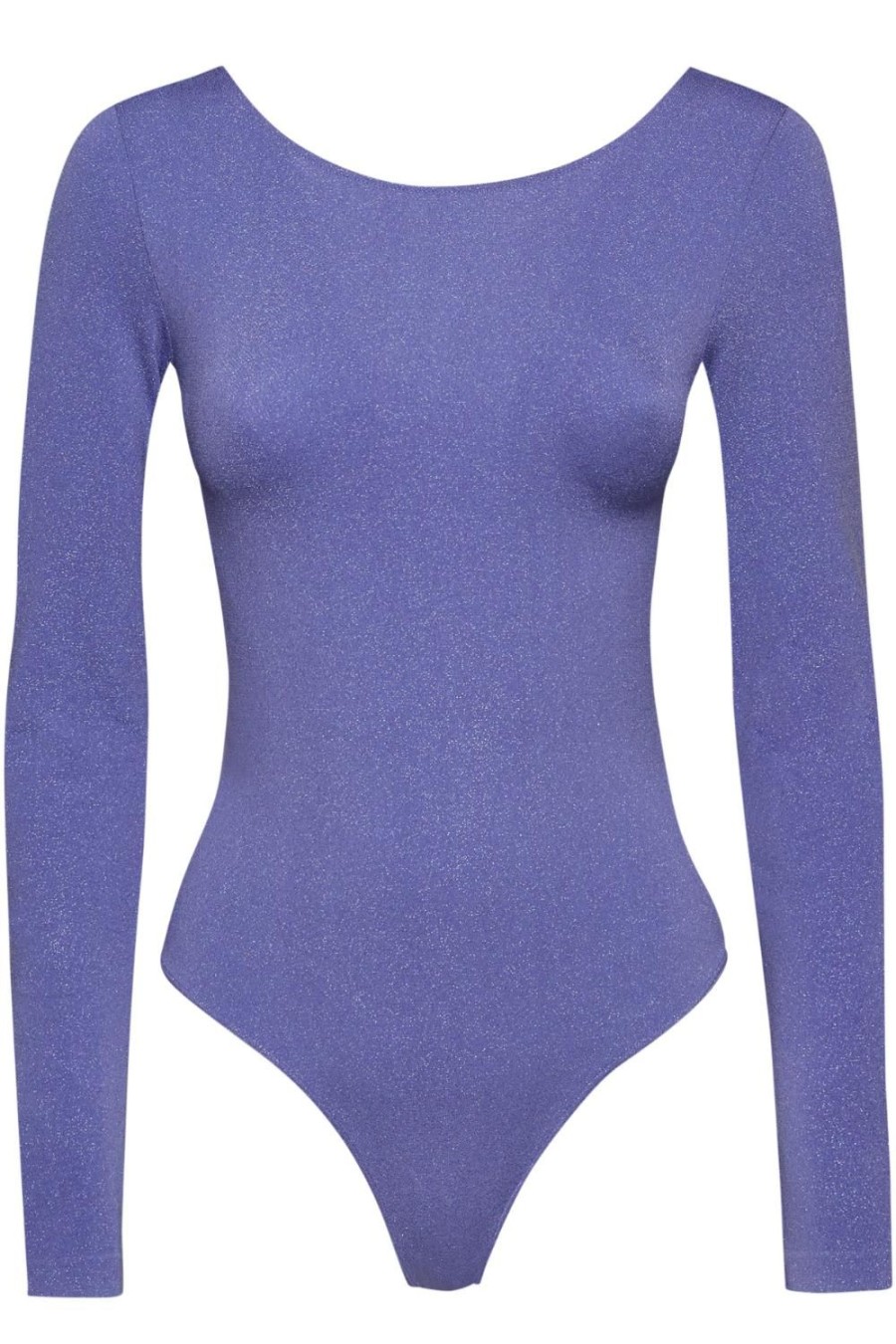 Lingerie Wolford Bodysuits & Playsuits | Shiny Thong Bodysuit Ultra Violet/Light Aquamarine