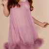 Nightwear Gilda & Pearl | Diana Babydoll, Size S-M (Uk 8-10) Boudoir Rose