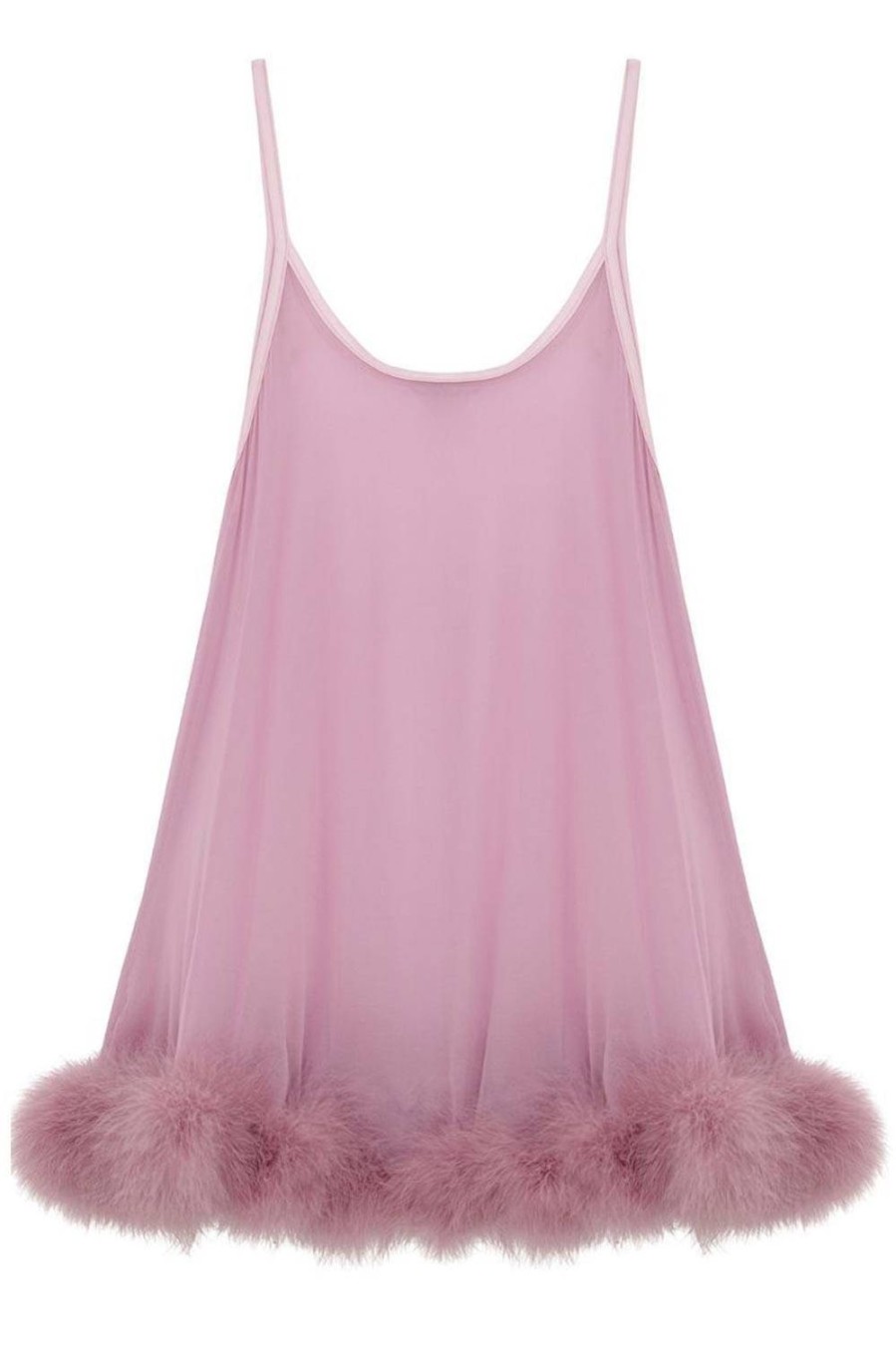 Nightwear Gilda & Pearl | Diana Babydoll, Size S-M (Uk 8-10) Boudoir Rose