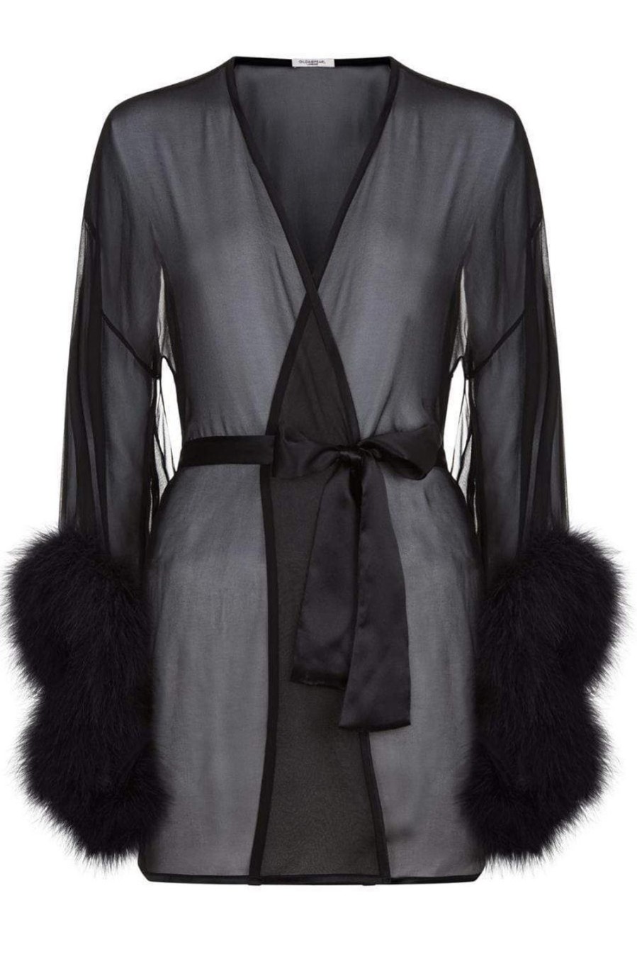 Nightwear Gilda & Pearl | Diana Kimono Black