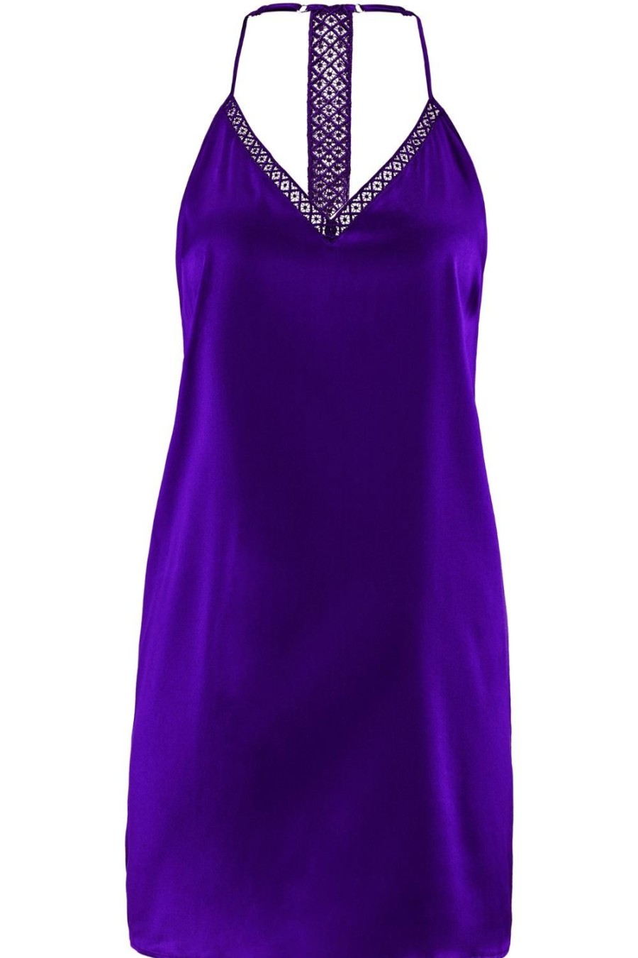 Lingerie Aubade Babydolls | Silk Desire Nightie Ultraviolet