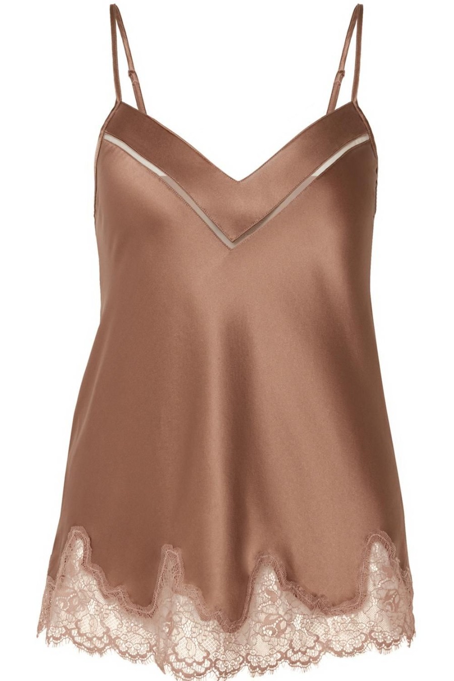 Nightwear Simone Pérèle | Nocturne Silk Camisole Macchiato