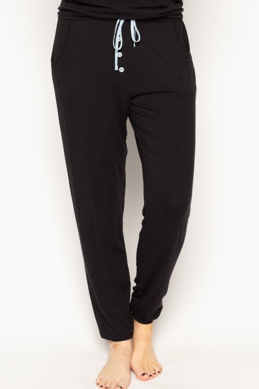 Nightwear Cyberjammies | Beth Jersey Pants Black